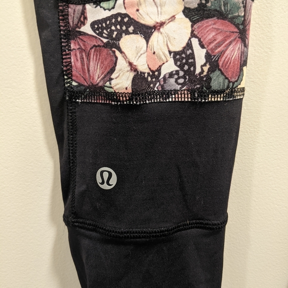 Lululemon Run the World butterfly leggings - Picture 6 of 8